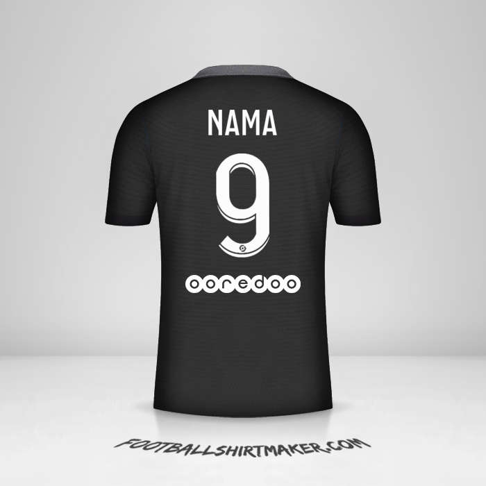 Jersey Paris Saint Germain 2021/2022 Ketiga -  nama - 9