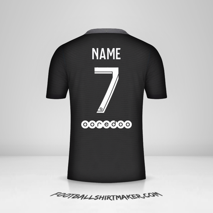 Jersey Paris Saint Germain 2021/2022 Third -  name - 7