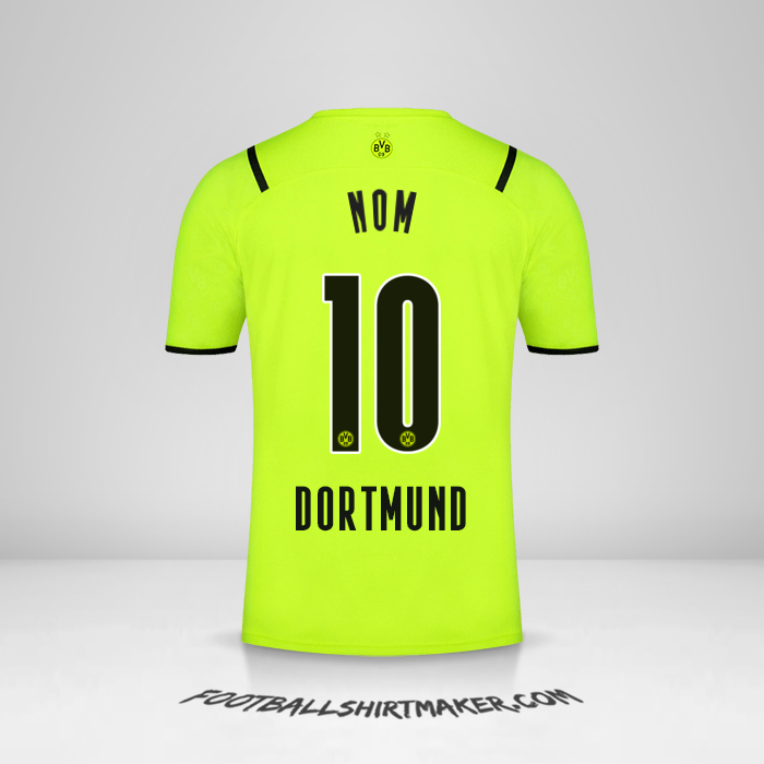 Maillot Borussia Dortmund Cup 2021/2022 -  nom - 10