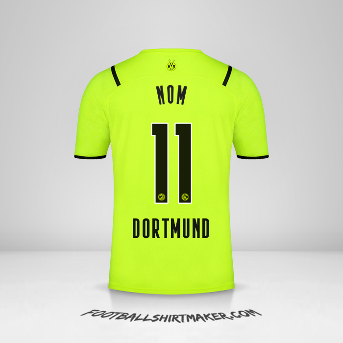 Maillot Borussia Dortmund Cup 2021/2022 -  nom - 11