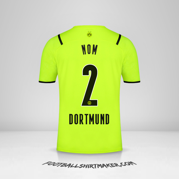 Maillot Borussia Dortmund Cup 2021/2022 -  nom - 2