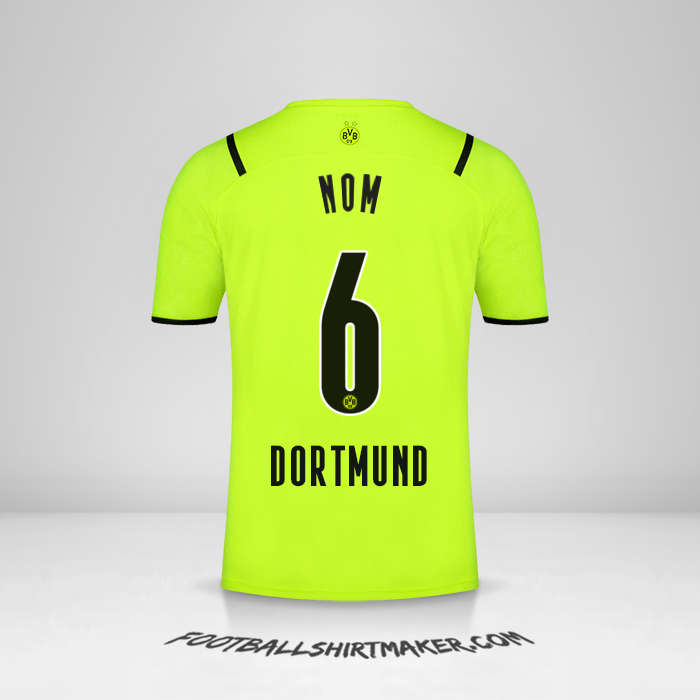 Maillot Borussia Dortmund Cup 2021/2022 -  nom - 6