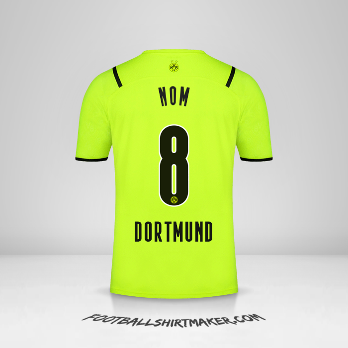 Maillot Borussia Dortmund Cup 2021/2022 -  nom - 8