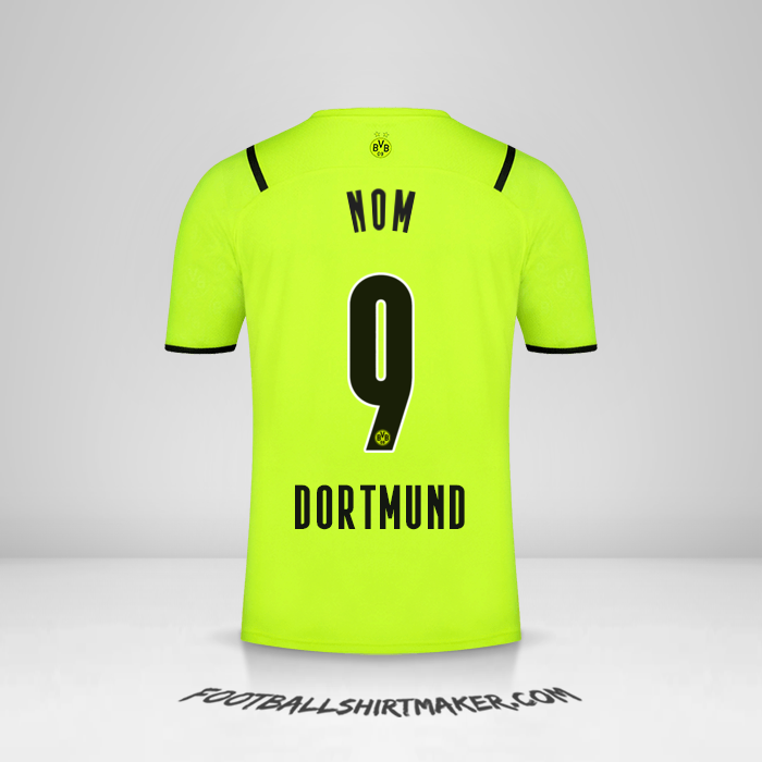 Maillot Borussia Dortmund Cup 2021/2022 -  nom - 9