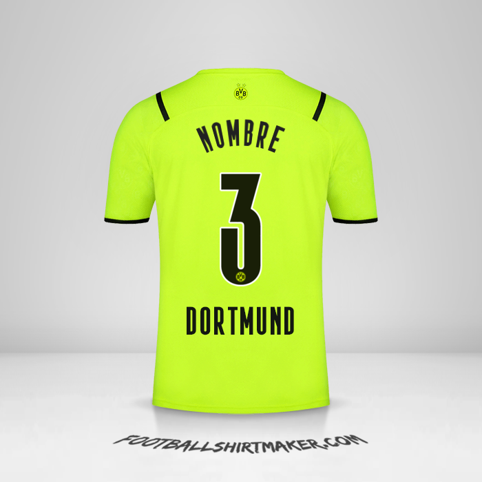 Jersey Borussia Dortmund Cup 2021/2022 -  nombre - 3