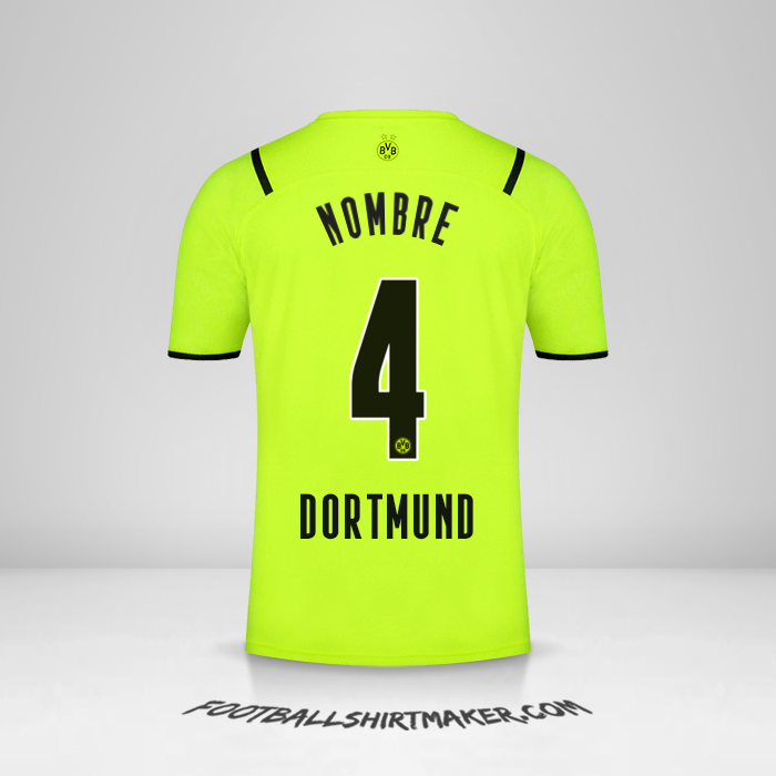 Jersey Borussia Dortmund Cup 2021/2022 -  nombre - 4