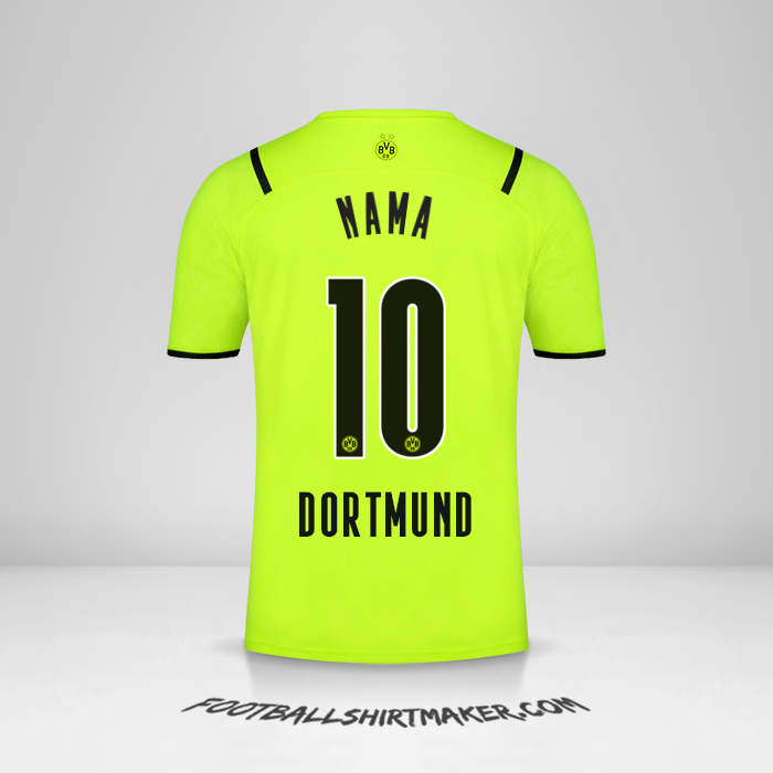Jersey Borussia Dortmund Cup 2021/2022 -  nama - 10