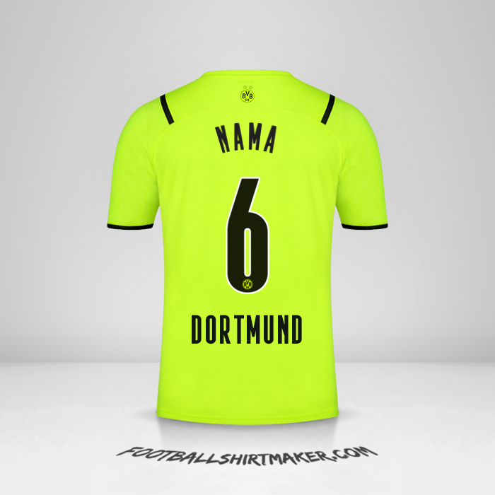 Jersey Borussia Dortmund Cup 2021/2022 -  nama - 6