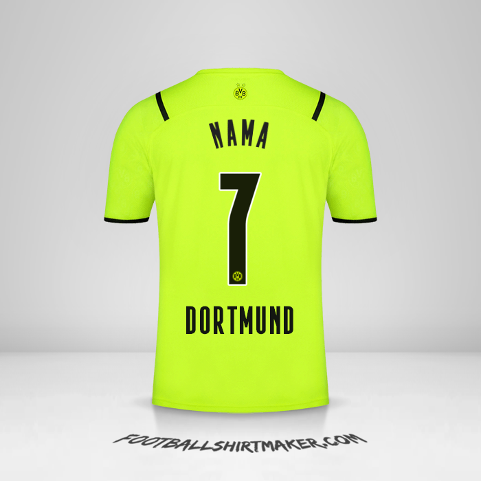 Jersey Borussia Dortmund Cup 2021/2022 -  nama - 7