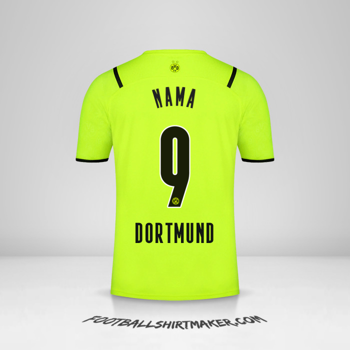 Jersey Borussia Dortmund Cup 2021/2022 -  nama - 9