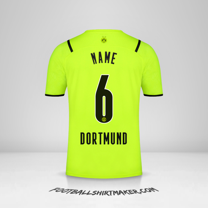 Trikot Borussia Dortmund Cup 2021/2022 -  name - 6