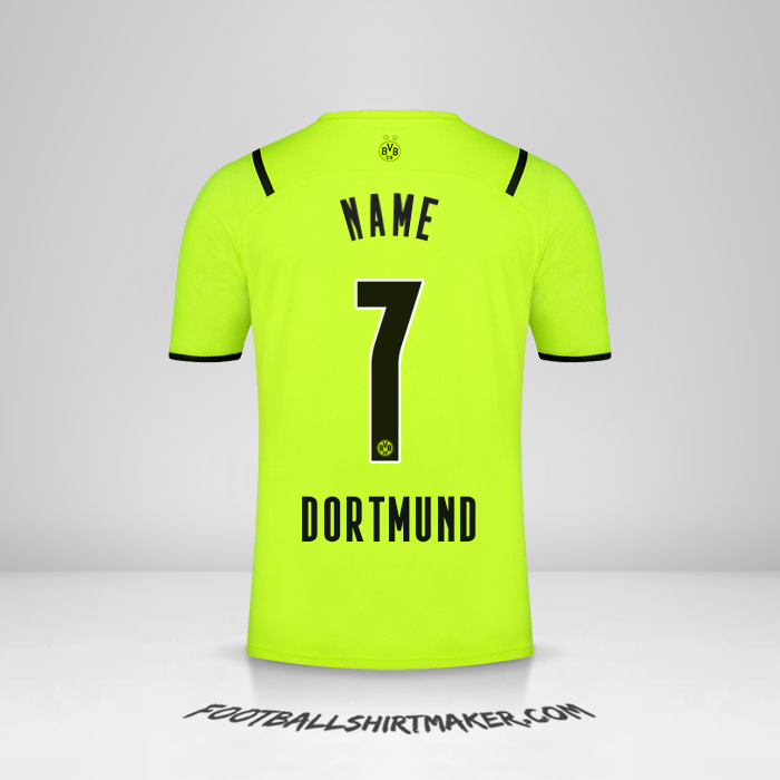 Shirt Borussia Dortmund Cup 2021/2022 -  name - 7