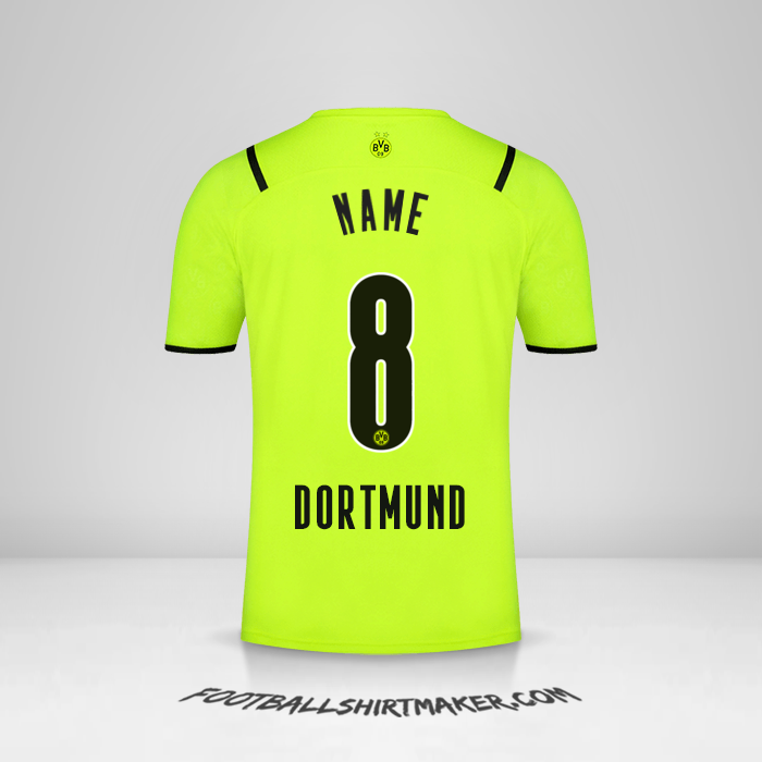 Trikot Borussia Dortmund Cup 2021/2022 -  name - 8