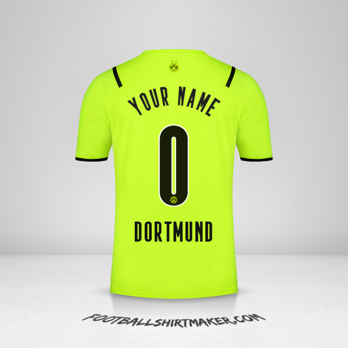 Jersey Borussia Dortmund Cup 2021/2022 -  your name - 0
