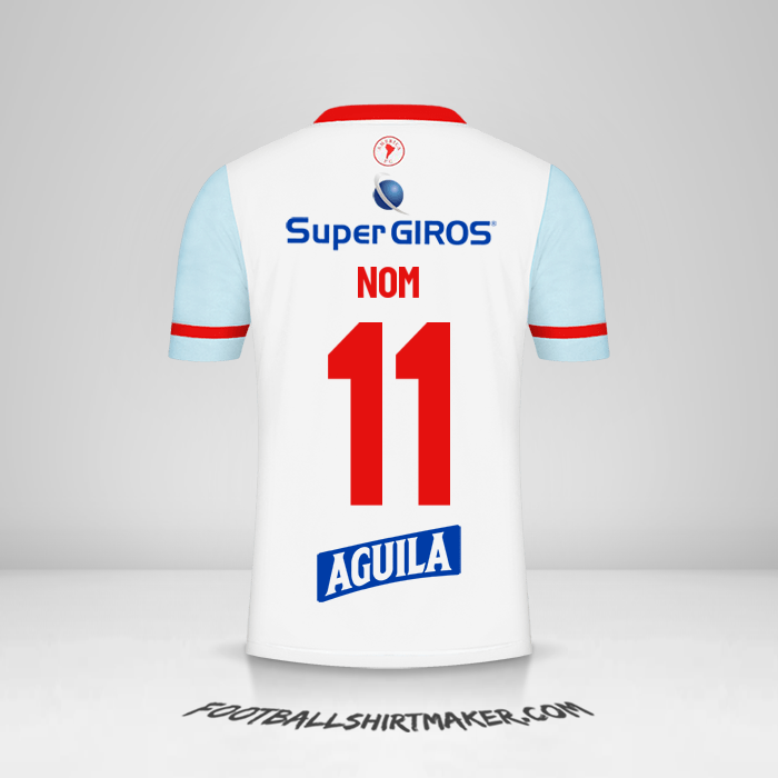 Maillot America de Cali 2022 Extérieur -  nom - 11