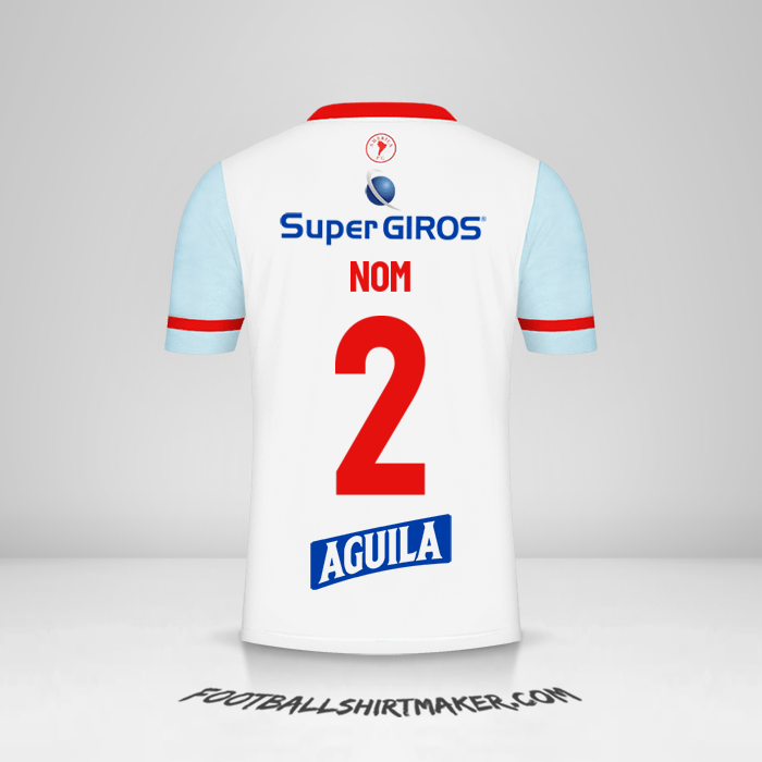 Maillot America de Cali 2022 Extérieur -  nom - 2