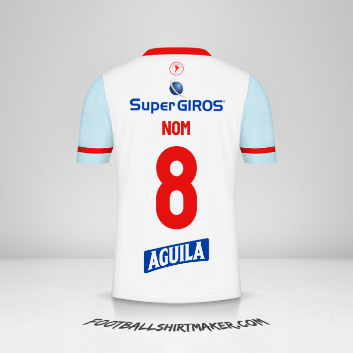 Maillot America de Cali 2022 Extérieur -  nom - 8