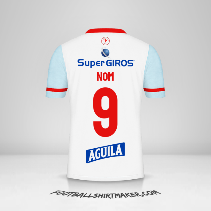 Maillot America de Cali 2022 Extérieur -  nom - 9