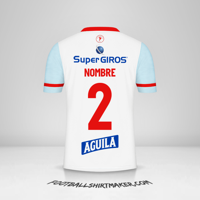 Camiseta America de Cali 2022 Visita -  nombre - 2