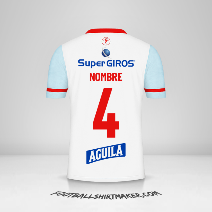 Camiseta America de Cali 2022 Visita -  nombre - 4