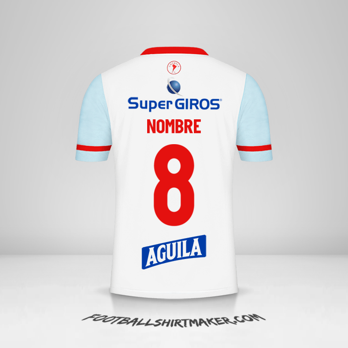 Camiseta America de Cali 2022 Visita -  nombre - 8