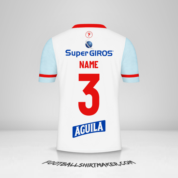 Jersey America de Cali 2022 Away -  name - 3