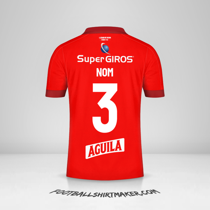 Maillot America de Cali 2022 -  nom - 3