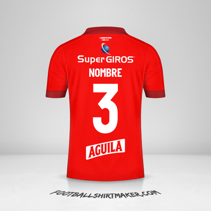 Jersey America de Cali 2022 -  nombre - 3