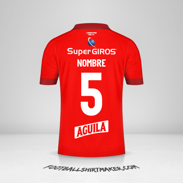 Jersey America de Cali 2022 -  nombre - 5