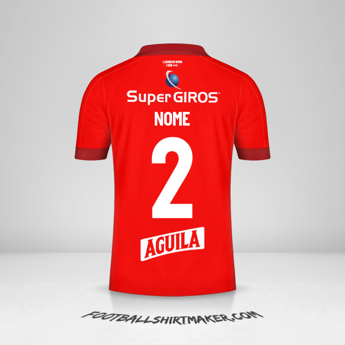 Camisola America de Cali 2022 -  nome - 2