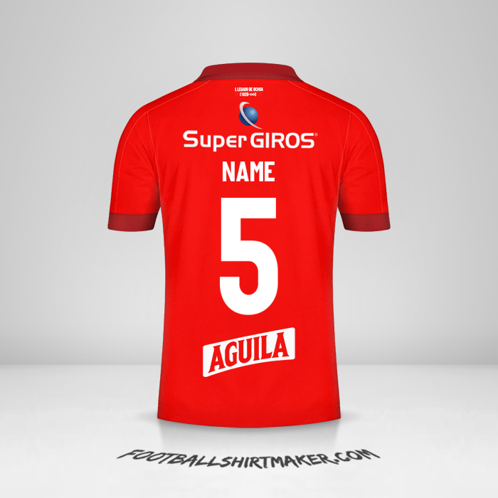 Jersey America de Cali 2022 -  name - 5