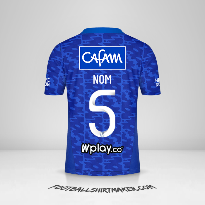 Maillot Millonarios FC 2021/2022 -  nom - 5