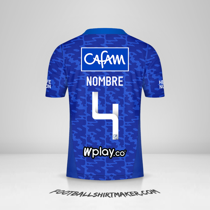 Jersey Millonarios FC 2021/2022 -  nombre - 4