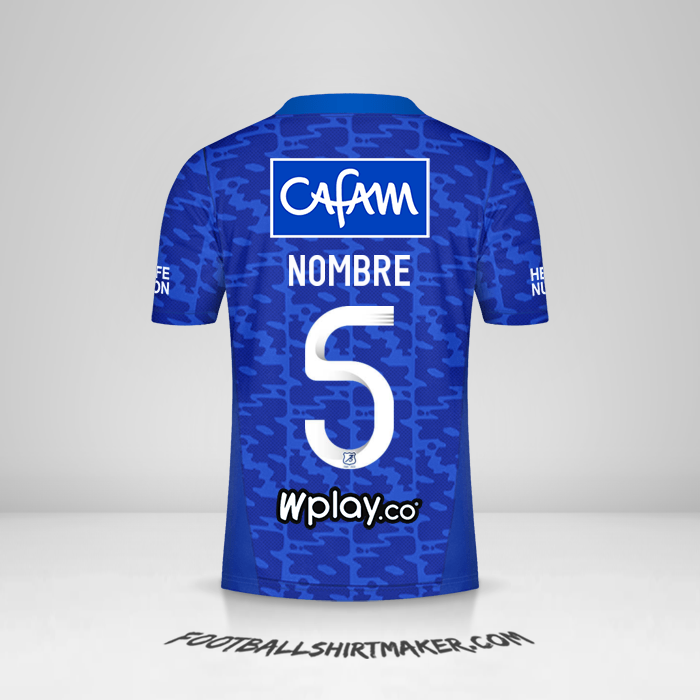 Camiseta Millonarios FC 2021/2022 -  nombre - 5