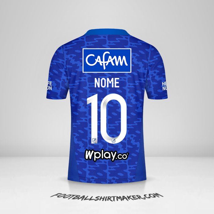 Camisa Millonarios FC 2021/2022 -  nome - 10