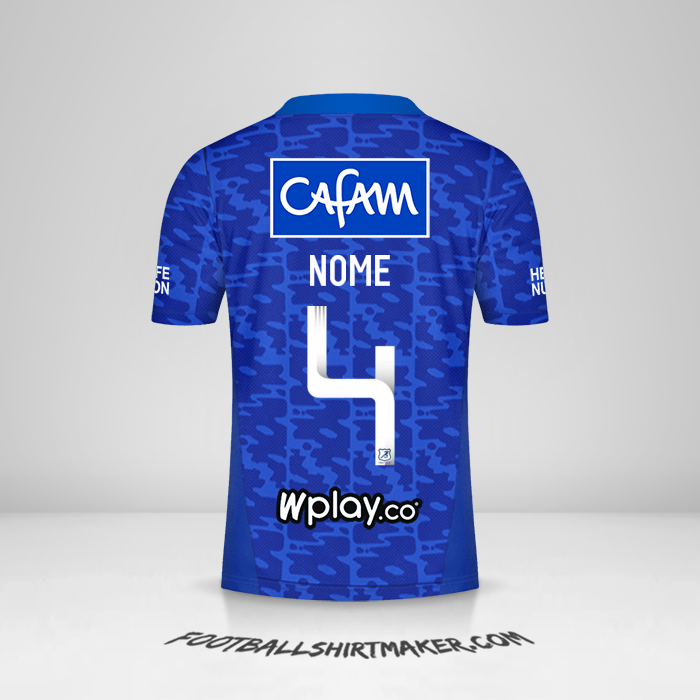 Camisa Millonarios FC 2021/2022 -  nome - 4