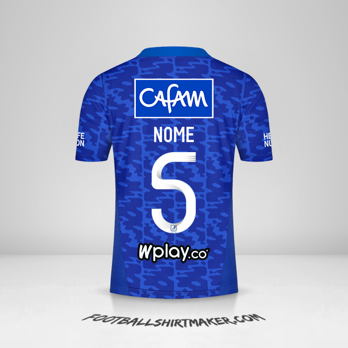 Camisa Millonarios FC 2021/2022 -  nome - 5