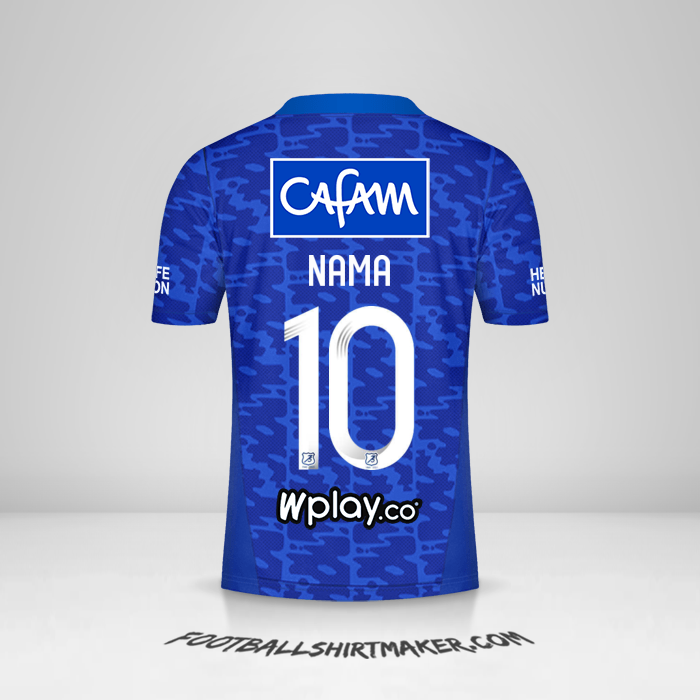 Jersey Millonarios FC 2021/2022 -  nama - 10