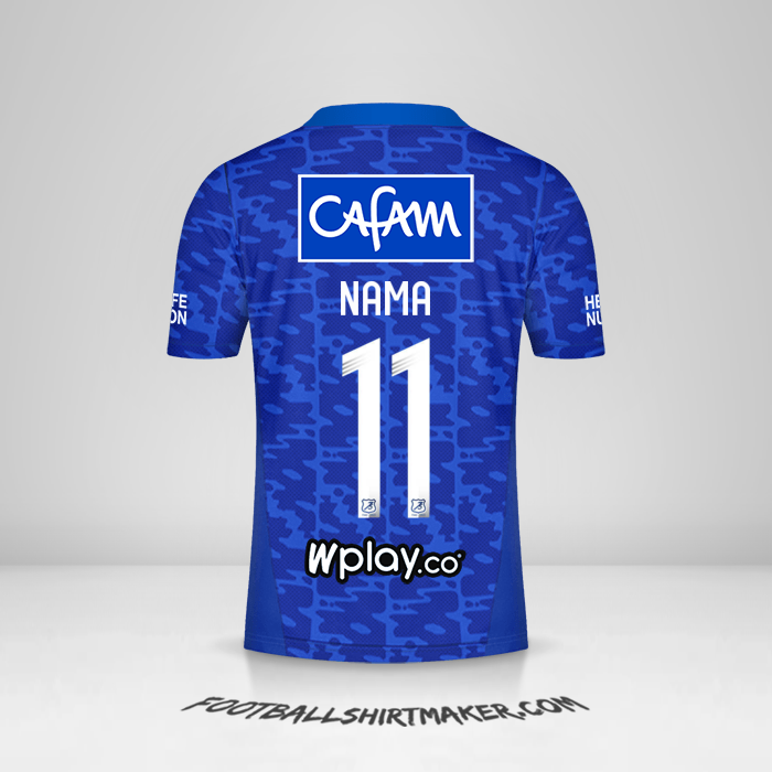 Jersey Millonarios FC 2021/2022 -  nama - 11