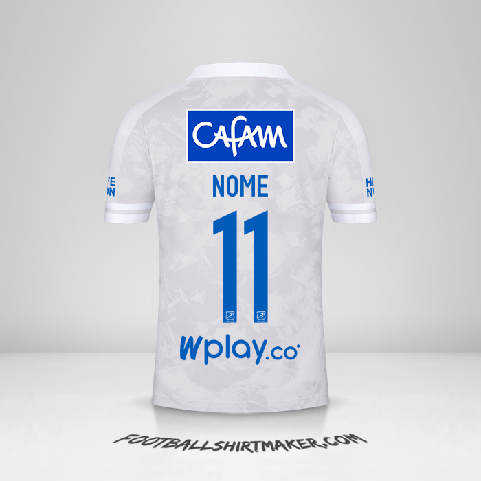 Maglia Millonarios FC 2021 Seconda -  nome - 11