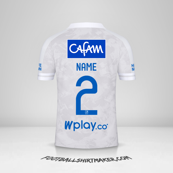 Shirt Millonarios FC 2021 Away -  name - 2