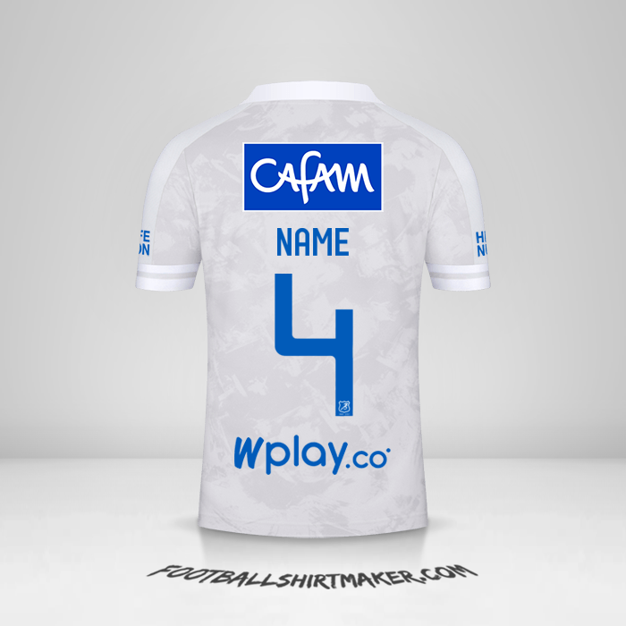 Jersey Millonarios FC 2021 Away -  name - 4