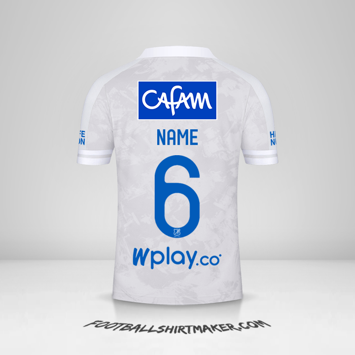 Jersey Millonarios FC 2021 Away -  name - 6