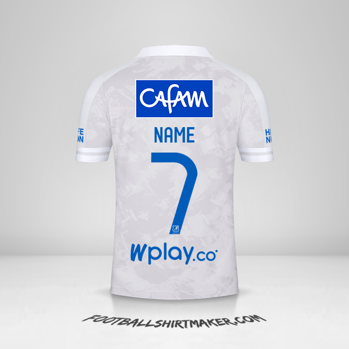Jersey Millonarios FC 2021 Away -  name - 7