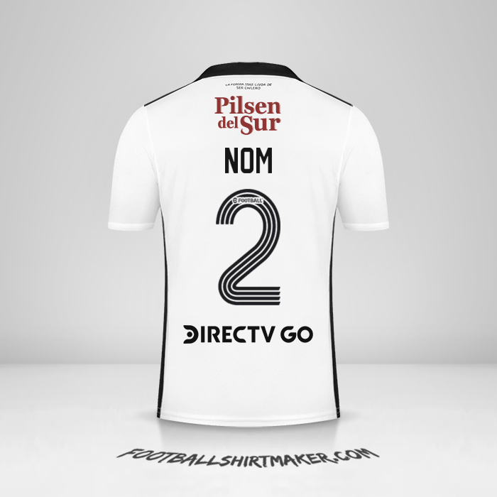 Maillot Colo Colo 2022 -  nom - 2