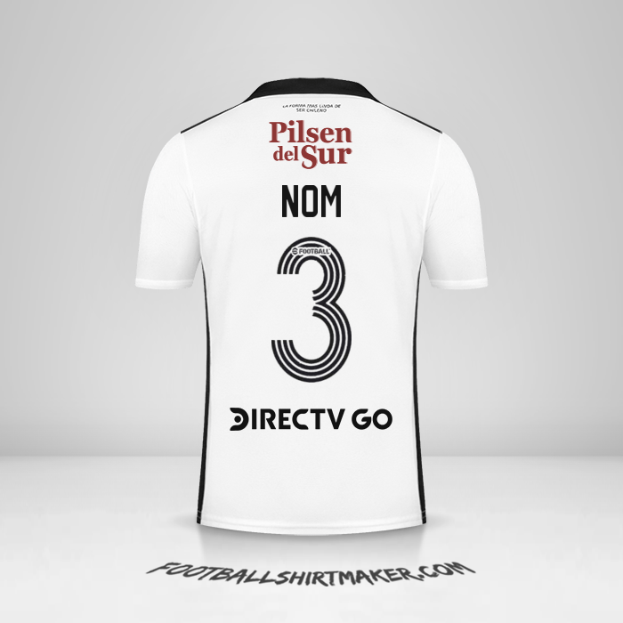 Maillot Colo Colo 2022 -  nom - 3