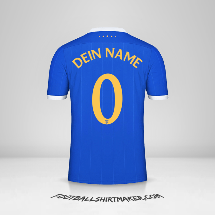 Trikot Rangers FC UEL 2021/2022 -  dein name - 0