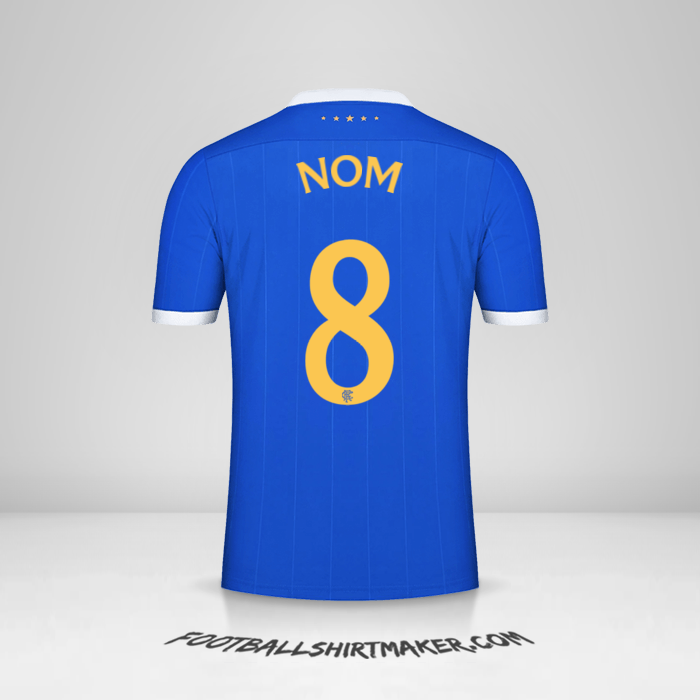 Maillot Rangers FC UEL 2021/2022 -  nom - 8