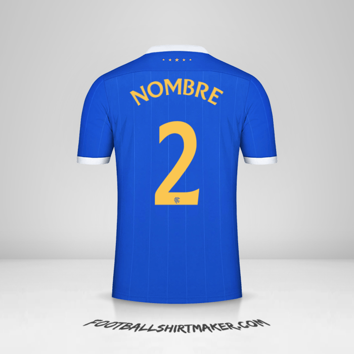Jersey Rangers FC UEL 2021/2022 -  nombre - 2