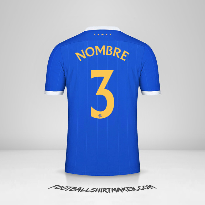 Jersey Rangers FC UEL 2021/2022 -  nombre - 3